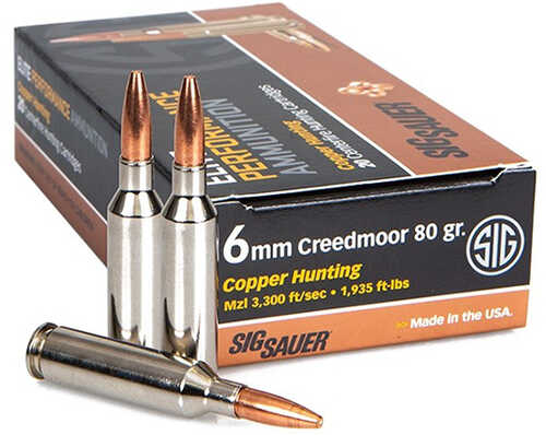 6mm Creedmoor 80 Grain Hollow Point 20 Rounds Magtech Ammunition